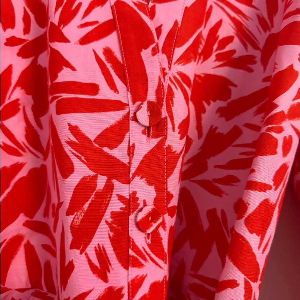 Veronica beard red and pink dress - Picture 4 of 6